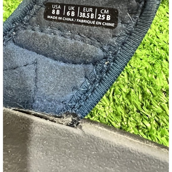 Spenco Kholo Wave Slide Therapeutic Sandals Womens Size 8 B Blue Slip-On Comfort - Picture 3 of 4